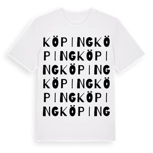 Köping ordlek t-shirt – ekologisk bomull t-shirt från Pinshirt