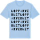 Blue Soul t-shirt med Kopparverket ordlek t-shirt