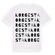Korgesta ordlek t-shirt