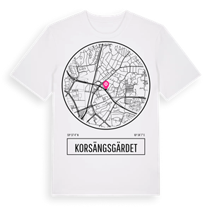 Korsängsgärdet t-shirt – ekologisk bomull t-shirt från Pinshirt