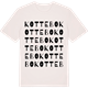 Vintage White t-shirt med Kottebo ordlek t-shirt