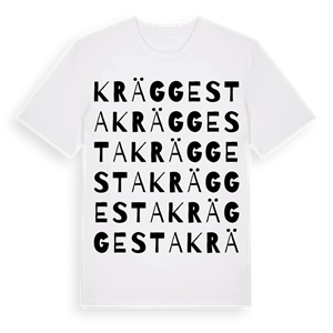 Kräggesta ordlek t-shirt – ekologisk bomull t-shirt från Pinshirt