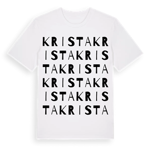 Krista ordlek t-shirt – ekologisk bomull t-shirt från Pinshirt