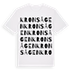 Kronsågen ordlek t-shirt