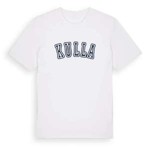 Kulla college t-shirt – ekologisk bomull t-shirt från Pinshirt