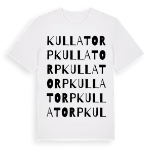 Kullatorp ordlek t-shirt – ekologisk bomull t-shirt från Pinshirt