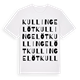 Kullingelöt ordlek t-shirt