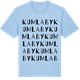 Blue Soul t-shirt med Kumlaby ordlek t-shirt