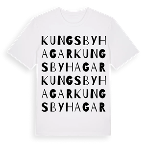 Kungsby hagar ordlek t-shirt – ekologisk bomull t-shirt från Pinshirt