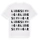 Kungsby hagar ordlek t-shirt