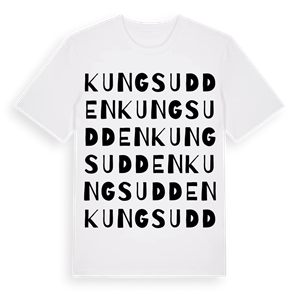 Kungsudden ordlek t-shirt – ekologisk bomull t-shirt från Pinshirt