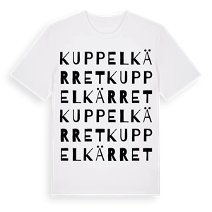 Kuppelkärret ordlek t-shirt – ekologisk bomull t-shirt från Pinshirt
