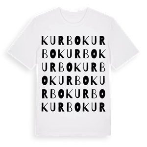 Kurbo ordlek t-shirt – ekologisk bomull t-shirt från Pinshirt