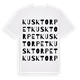 Kusktorpet ordlek t-shirt