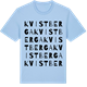 Blue Soul t-shirt med Kvistberga ordlek t-shirt