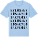 Blue Soul t-shirt med Kylösa ordlek t-shirt