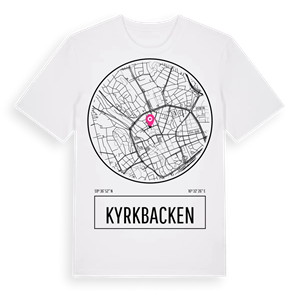 Kyrkbacken t-shirt – ekologisk bomull t-shirt från Pinshirt