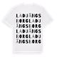Laduängsborg ordlek t-shirt