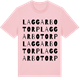 Pink Cotton t-shirt med Laggarbotorp ordlek t-shirt