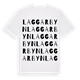 Laggarbyn ordlek t-shirt