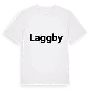 Laggby fetstil t-shirt – ekologisk bomull t-shirt från Pinshirt