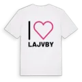 Jag älskar Lajvby t-shirt stort tryck
