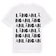 Längan ordlek t-shirt