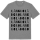 Mid Heather Gray t-shirt med Långbo ordlek t-shirt