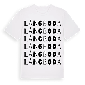 Långboda ordlek t-shirt – ekologisk bomull t-shirt från Pinshirt