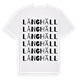 Långhäll ordlek t-shirt