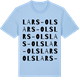 Blue Soul t-shirt med Lars-Ols ordlek t-shirt