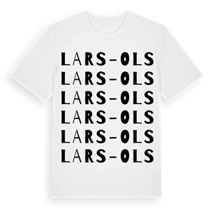 Lars-Ols ordlek t-shirt – ekologisk bomull t-shirt från Pinshirt