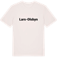 Vintage White t-shirt med Lars-Olsbyn fetstil t-shirt