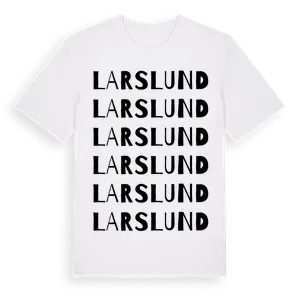Larslund ordlek t-shirt – ekologisk bomull t-shirt från Pinshirt