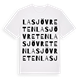 Lasjövreten ordlek t-shirt