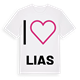 Jag älskar Lias t-shirt stort tryck