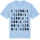 Blue Soul t-shirt med Liberga ordlek t-shirt