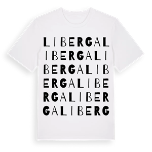 Liberga ordlek t-shirt – ekologisk bomull t-shirt från Pinshirt
