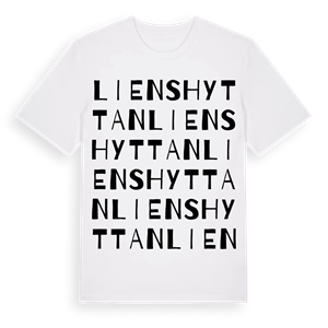 Lienshyttan ordlek t-shirt – ekologisk bomull t-shirt från Pinshirt