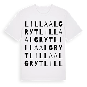 Lilla Algryt ordlek t-shirt – ekologisk bomull t-shirt från Pinshirt