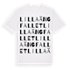 Lilla Ängfallet ordlek t-shirt