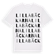 Lilla Bäckarna ordlek t-shirt
