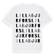Lilla Bjurfors ordlek t-shirt