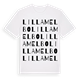 Lilla Melbo ordlek t-shirt