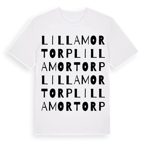 Lilla Mortorp ordlek t-shirt – ekologisk bomull t-shirt från Pinshirt