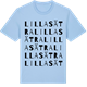 Blue Soul t-shirt med Lilla Sätra ordlek t-shirt
