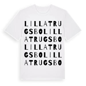 Lilla Trugsbo ordlek t-shirt – ekologisk bomull t-shirt från Pinshirt