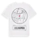 White t-shirt med Lillhamra t-shirt