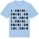 Blue Soul t-shirt med Lindbo ordlek t-shirt