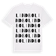Lindbo ordlek t-shirt